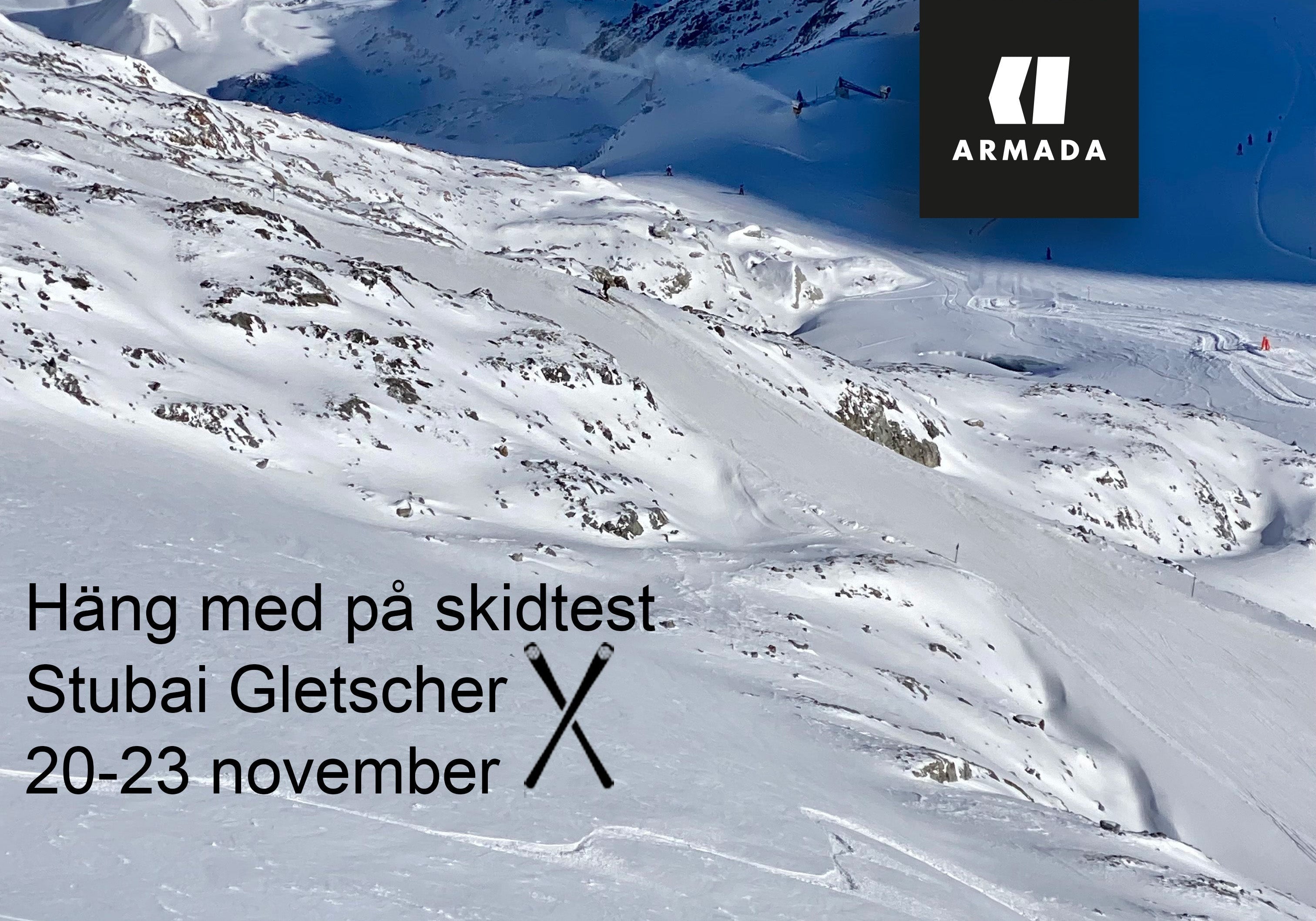 Skidtestresa till Stubaier Gletscher 20-23 nov