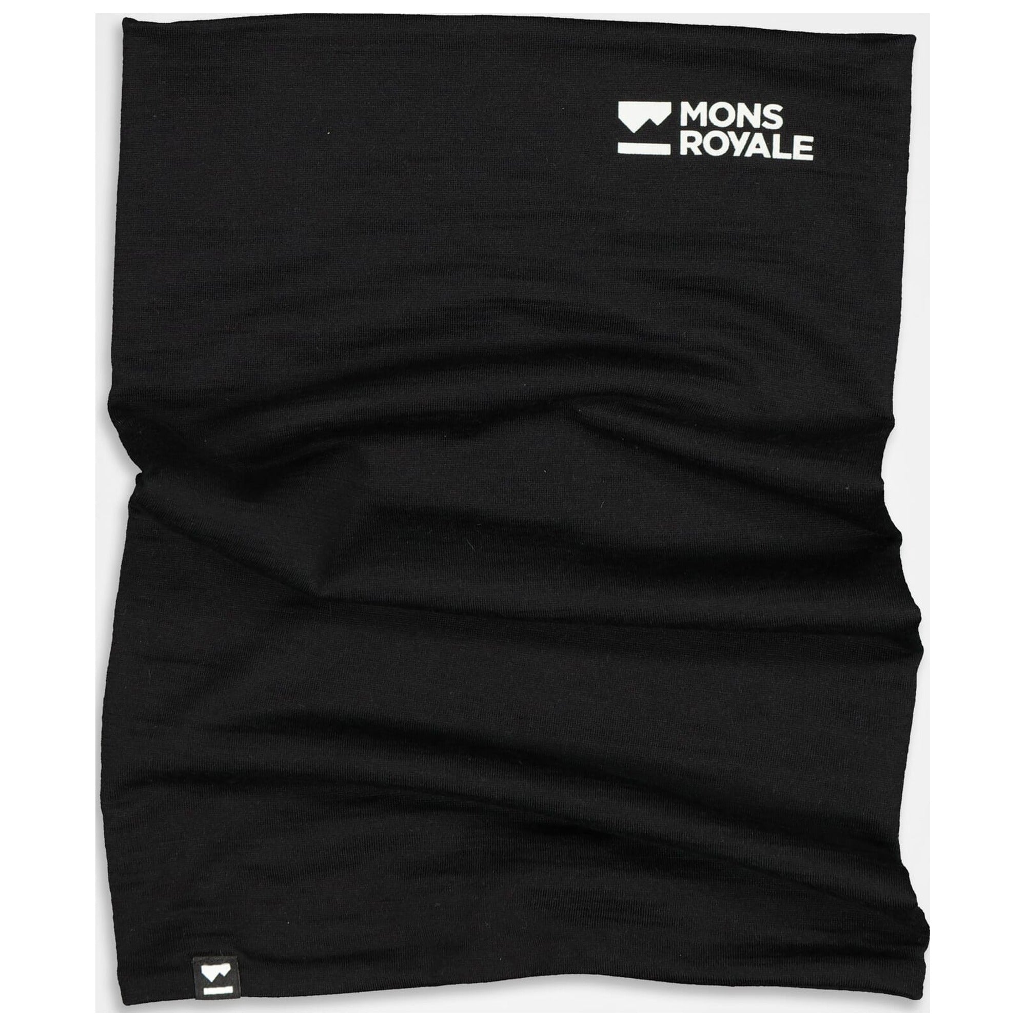 Mons Royale Double Up Merino Neckwarmer Black
