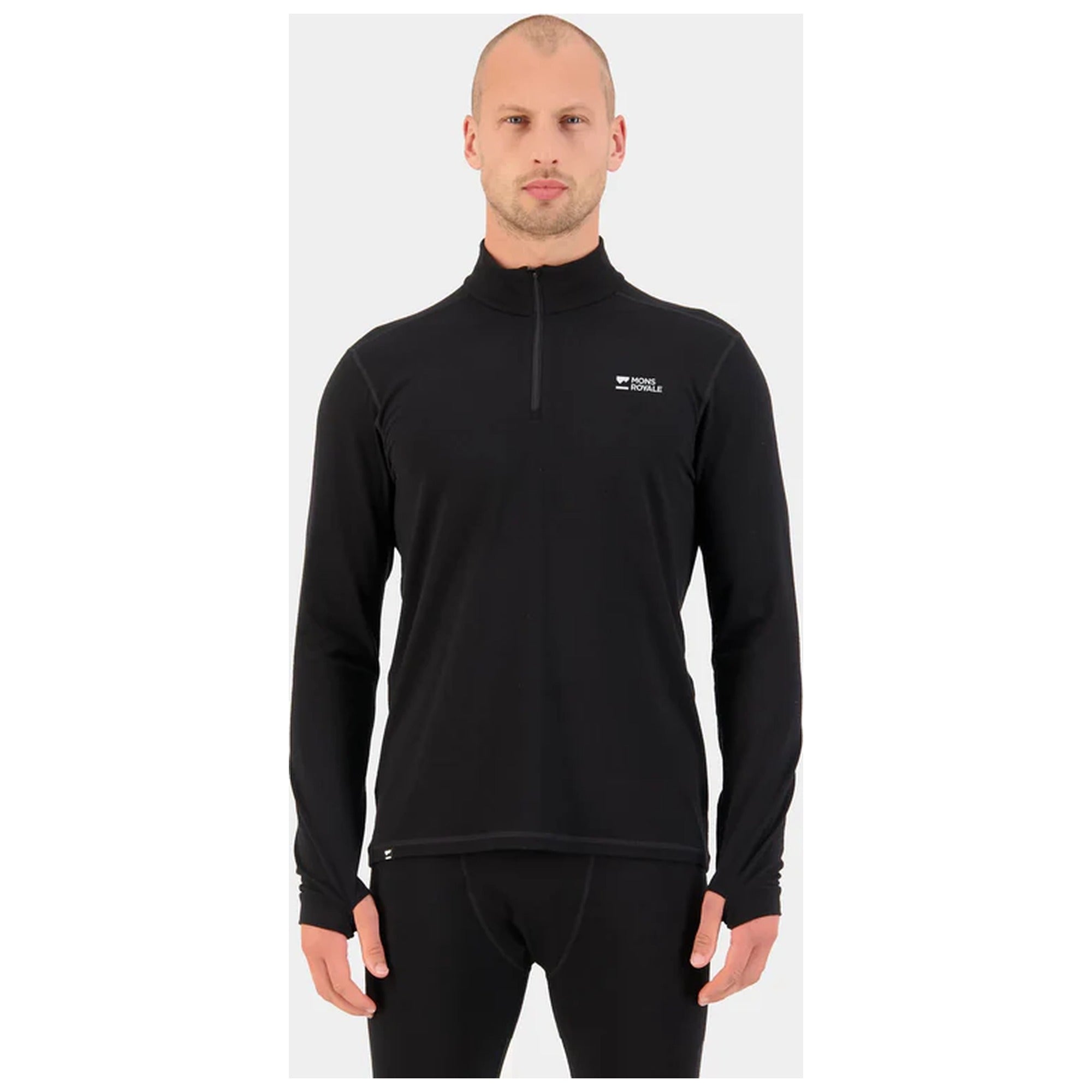 Cascade Flex 1/4 ZIP LS M Black