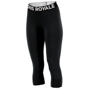 Mons Royale W Cascade Merino Flex 200 3/4 Legging Black