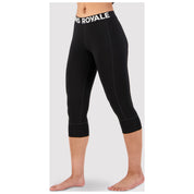 Mons Royale W Cascade Merino Flex 200 3/4 Legging Black