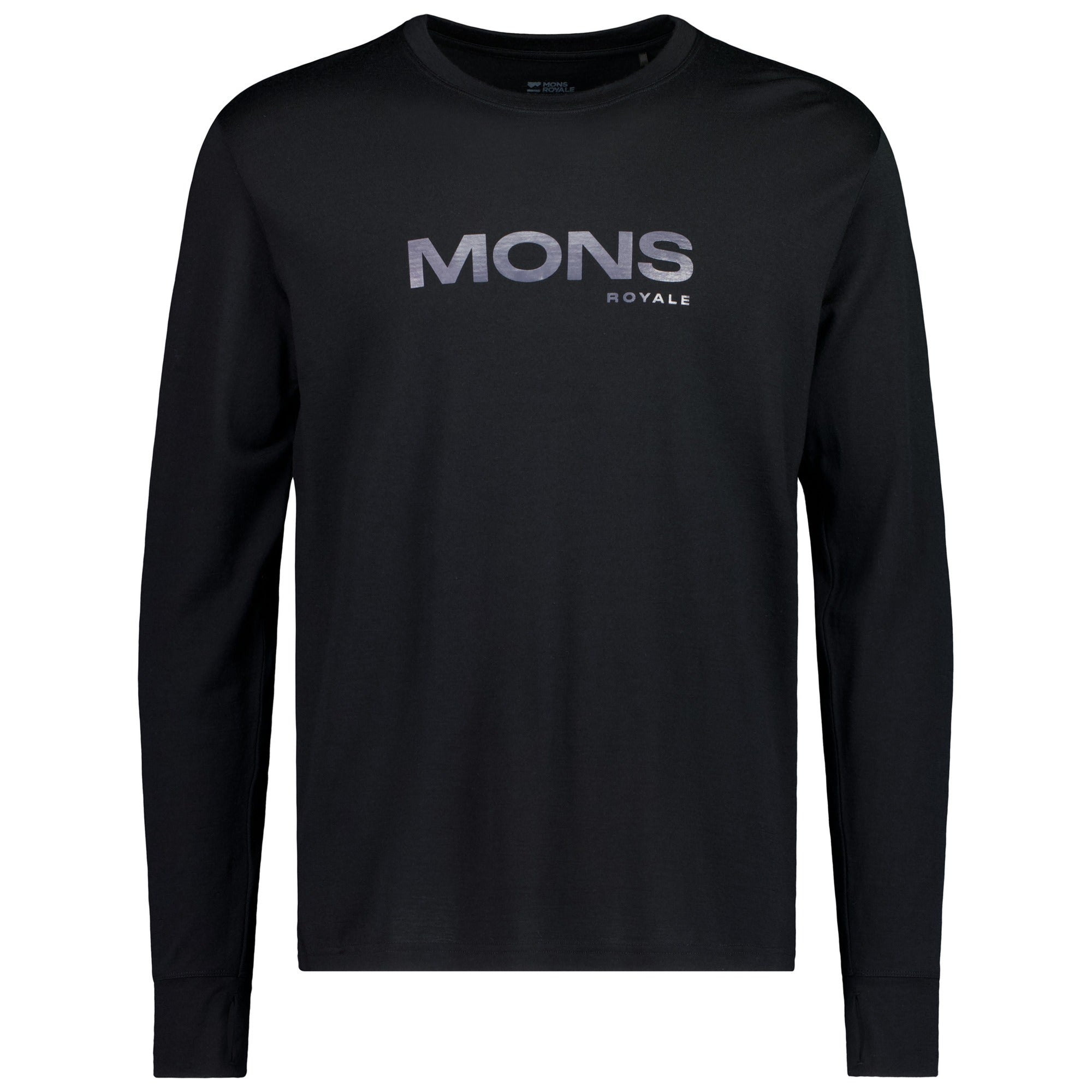 Mons Royale Yotei Merino Classic Long Sleeve M Black