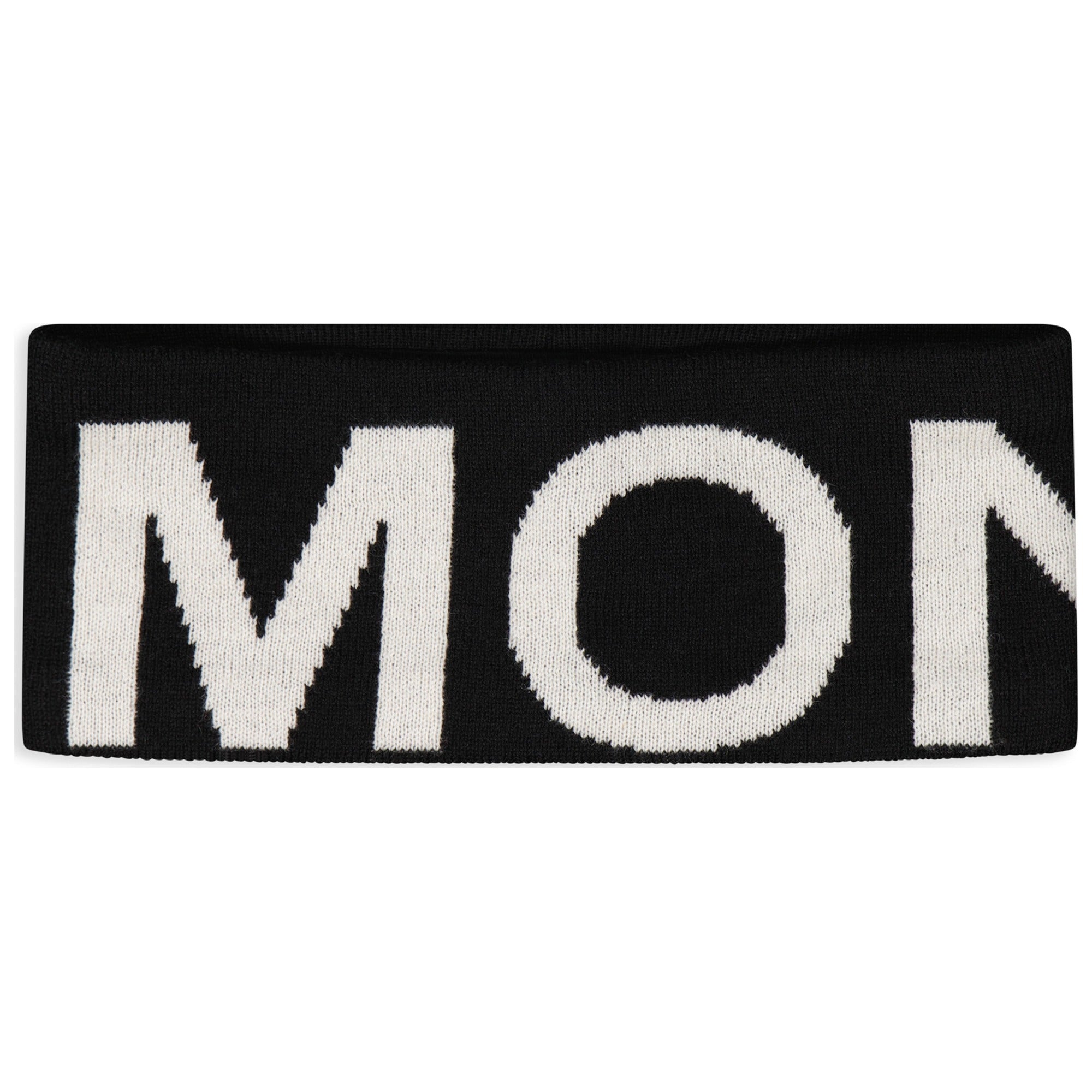 Mons Royale Arcadia Merino Headband BLACK / WHITE