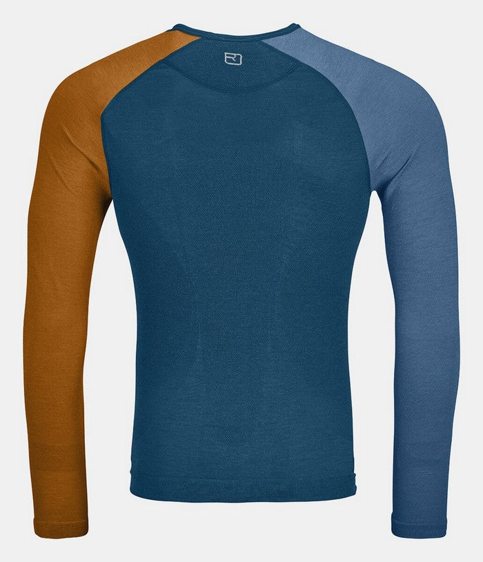 Ortovox 120 Comp Light Long Sleeve M Petrol Blue