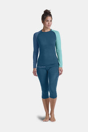 Ortovox 120 Comp Light Long Sleeve W Petrol Blue
