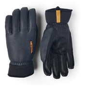 Army Leather Wool Terry 5 finger