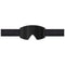 Scott React BLACK/RED w/AMP BLACK CHROME S3 + AMP Aurora Gree