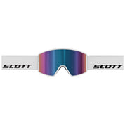 Scott React WHITE w/AMP TEAL CHROME S2 + AMP Aurora Green Chr