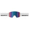 Scott React WHITE w/AMP TEAL CHROME S2 + AMP Aurora Green Chr
