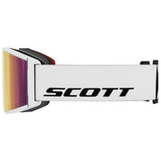 Scott React WHITE w/AMP TEAL CHROME S2 + AMP Aurora Green Chr