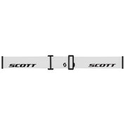 Scott React WHITE w/AMP TEAL CHROME S2 + AMP Aurora Green Chr