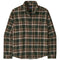 Patagonia M's L/S LW Fjord Flannel Shirt COZY CABIN: TREELINE GREEN