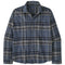 Patagonia M's L/S LW Fjord Flannel Shirt DEPTH: NEW NAVY