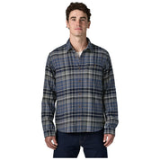 Patagonia M's L/S LW Fjord Flannel Shirt DEPTH: NEW NAVY