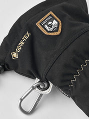 Hestra Army Leather Gore-Tex - 3 finger Black/Natural grey