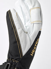 Hestra Army Leather Gore-Tex - 5 finger Black/Natural grey