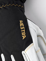 Hestra Army Leather Gore-Tex - 5 finger Black/Natural grey