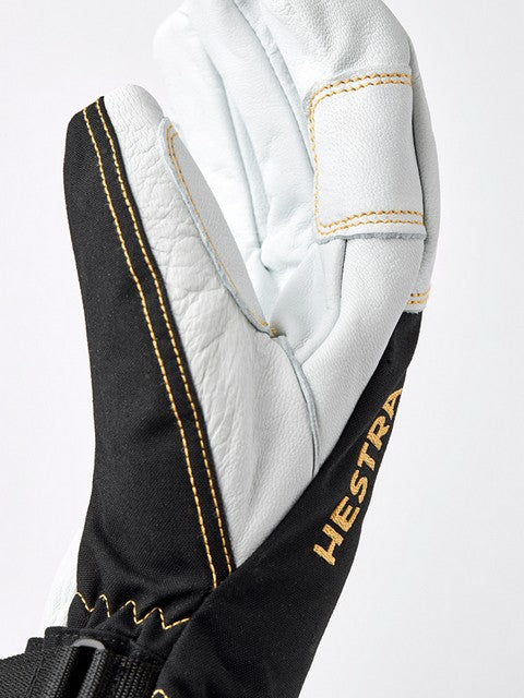 Hestra Army Leather Gore-Tex 5 finger Svart