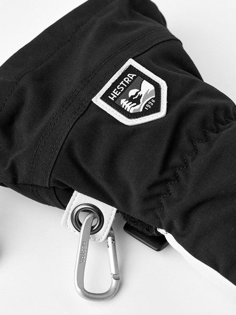 Hestra Army Leather Heli Ski 3 finger Svart