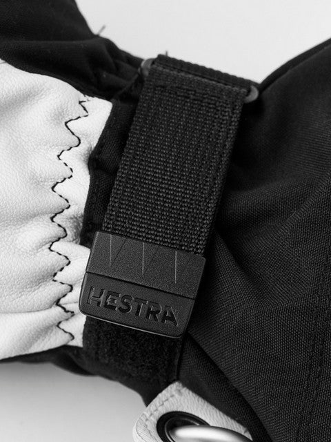 Hestra Army Leather Heli Ski 5 finger Svart