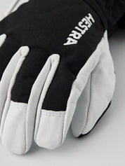 Hestra Army Leather Heli Ski Jr. 5 finger Svart