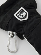 Hestra Army Leather Heli Ski Jr. 5 finger Svart
