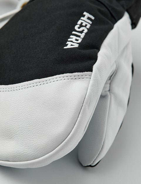 Hestra Army Leather Heli Ski Jr. Mitt Svart