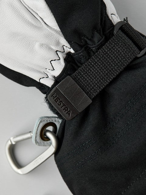 Hestra Army Leather Heli Ski Jr. Mitt Svart