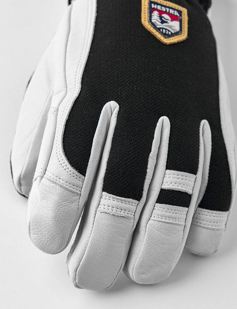 Hestra Army Leather Patrol 5 finger Svart