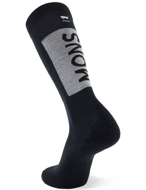 Mons Royale Atlas Merino Snow Sock Black