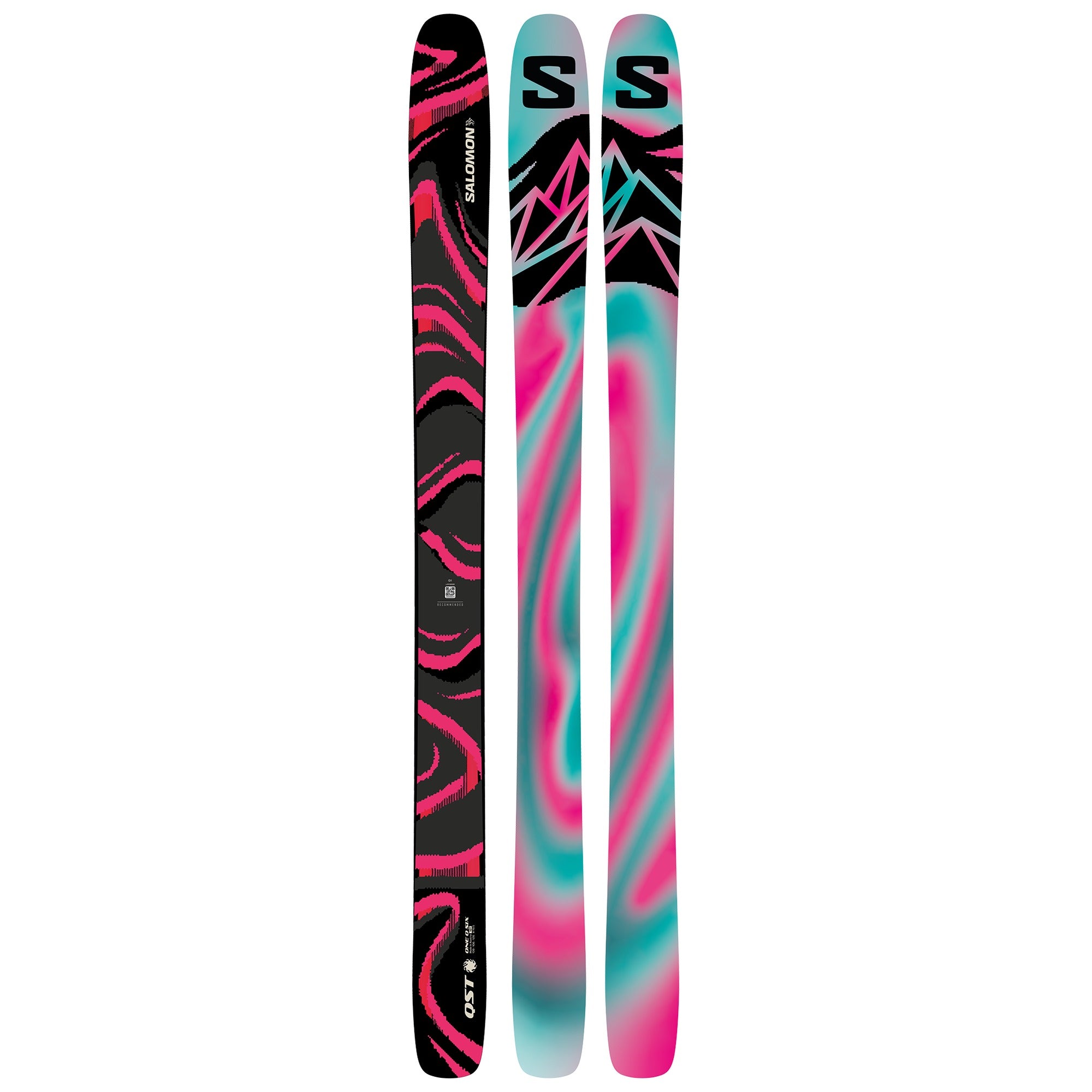 Salomon QST 106 BLACK/PINK 26/27