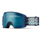 Smith STASH XL MIDNIGHT SNOW w/CHROMAPOP EVERYDAY BLUE MIRROR + C