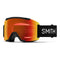 Smith SQUAD 2 Black w/CHROMAPOP EVERYDAY RED MIRROR + YELLOW