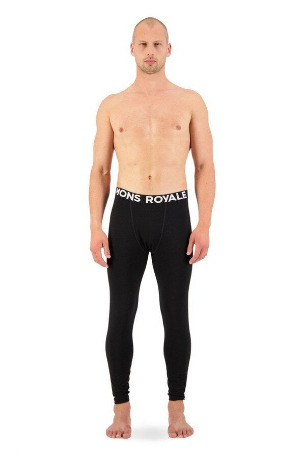 Mons Royale M Cascade Merino Flex 200 Legging Black