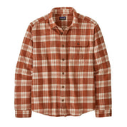 Patagonia M's L/S LW Fjord Flannel Shirt Base Camp Burnished Red