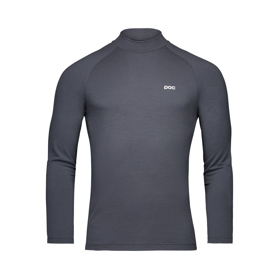 POC M's Layer Merino Mock Neck Jersey Sylvanite Grey