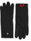 Hestra Merino Wool Liner Long - 5 finger Black