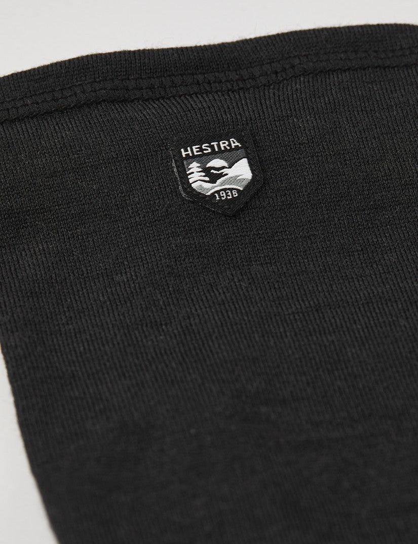 Hestra Merino Wool Liner Long - 5 finger Black