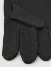 Hestra Merino Wool Liner Long - 5 finger Black