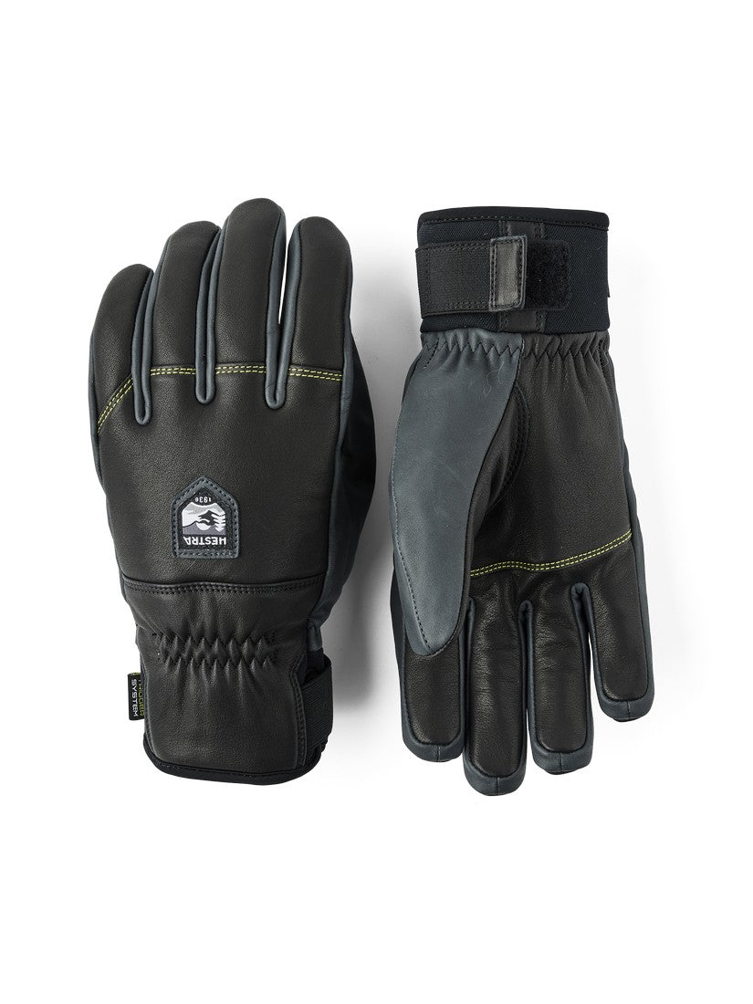 Hestra Omni Trigger - 5 finger Black/Grey