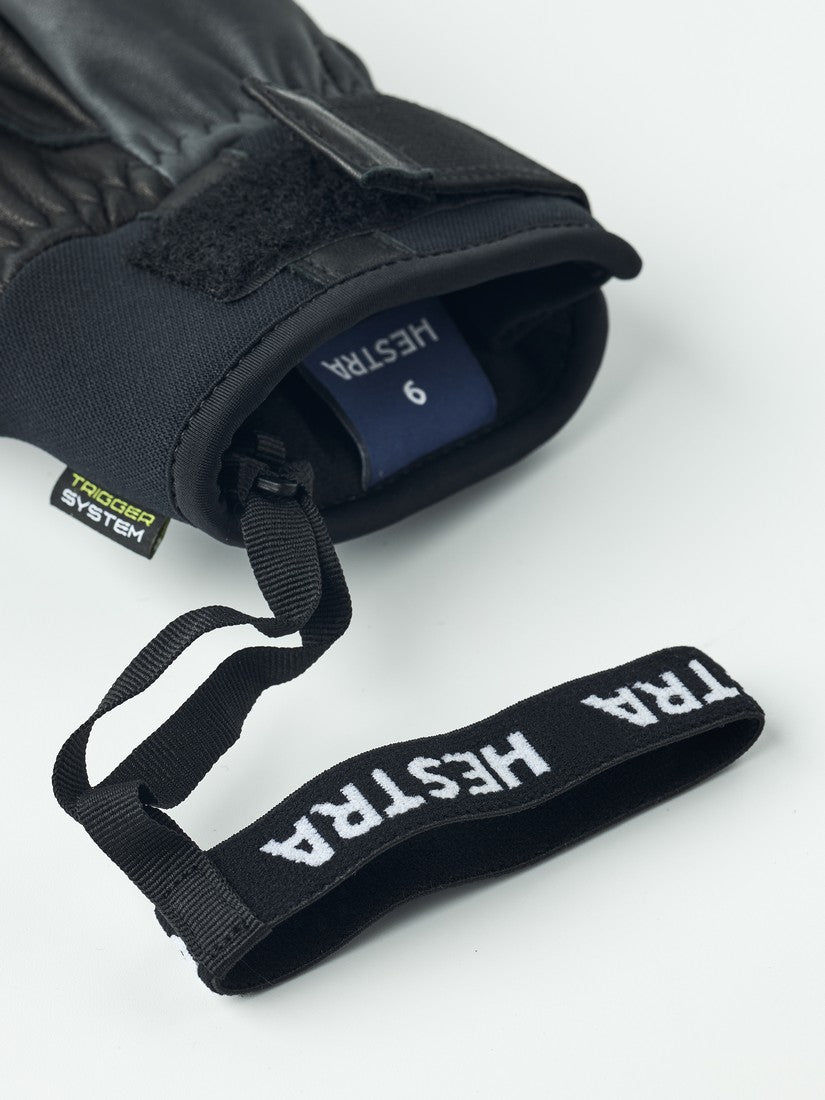 Hestra Omni Trigger - 5 finger Black/Grey