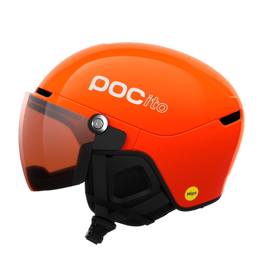 POC Pocito Obex Visor Fluorescent Orange w/Clarity ito/Partly Sunny/Ligh