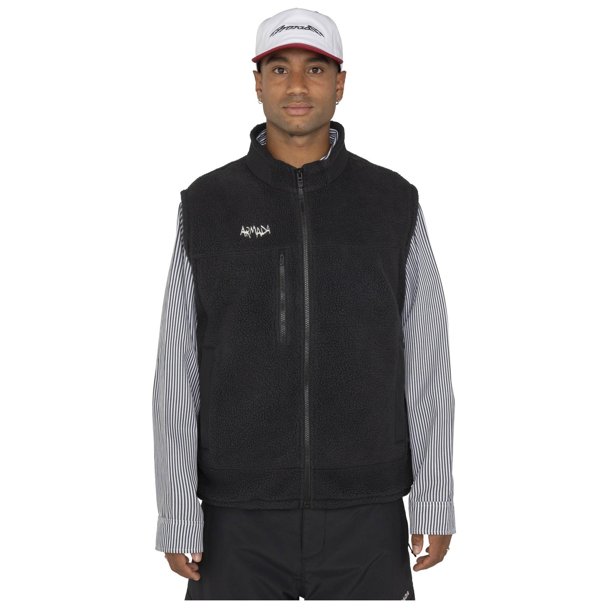 Klatch Fleece Vest Black