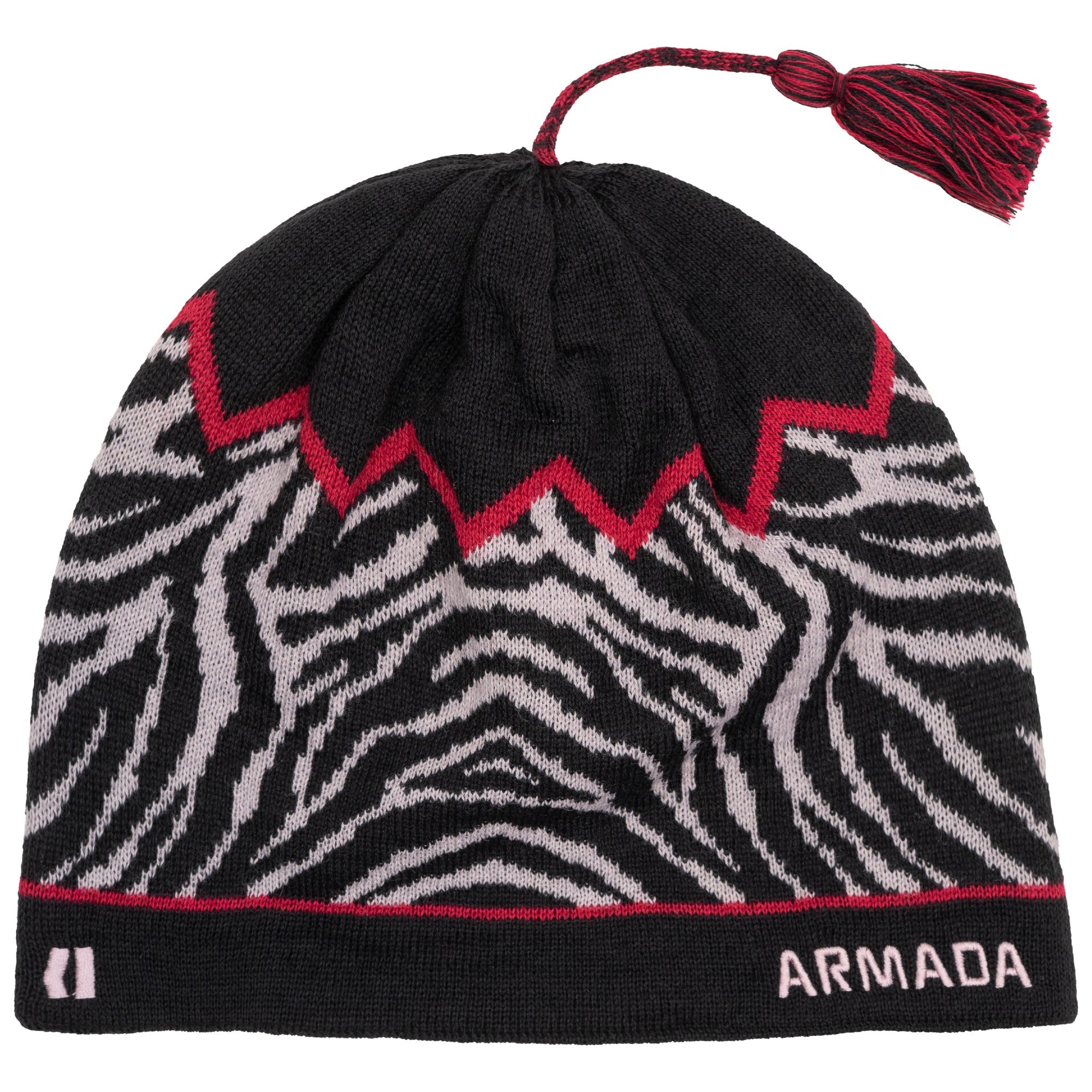 Tassel Hat Thingy BLACK/ICEE ROSE