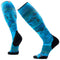 Smartwool M Ski Targeted Cushion Storm Peak Print OTC Socks NIGHTFALL BLUE
