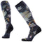 Smartwool W Ski Zero Cushion Nightwatcher Print OTC Socks Black