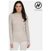 Womens Featherweight Hooded LS Crew
