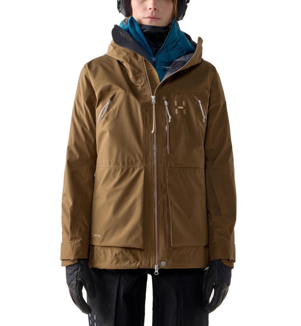 Haglöfs Vassi GTX II Jacket Women Teak Brown/Woodland Brown
