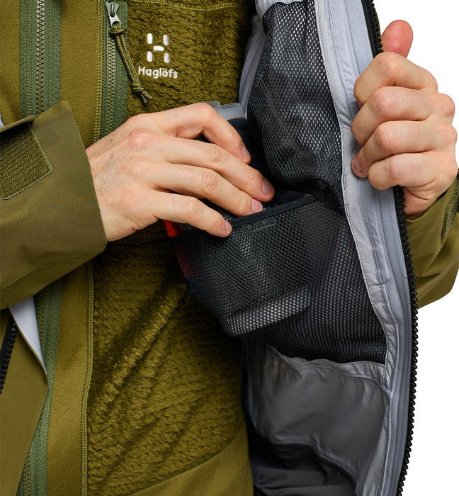 Haglöfs Vassi GTX Jacket M Olive Green/Thyme Green