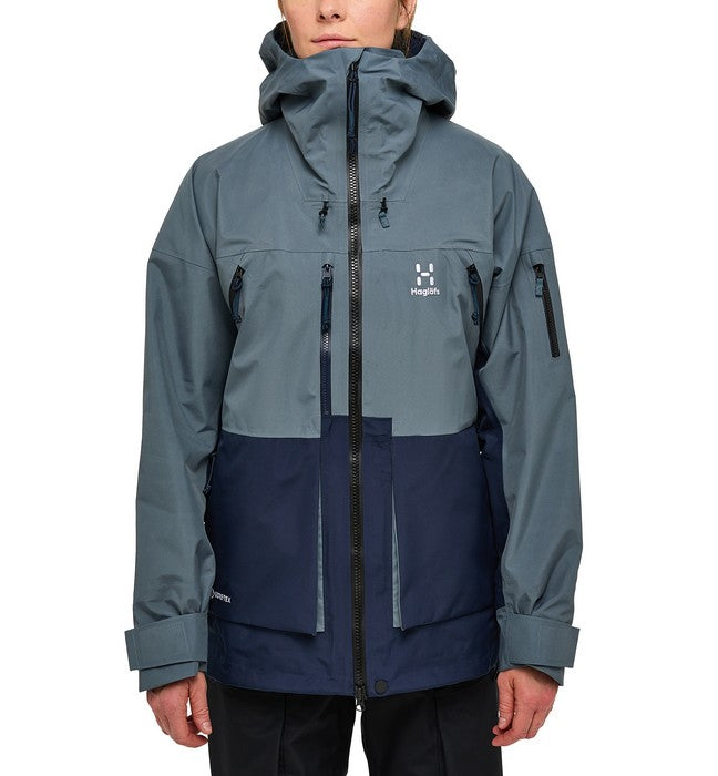Haglöfs Vassi GTX Jacket W Steel blue/Tarn blue